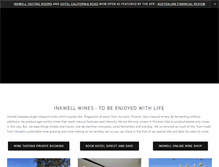 Tablet Screenshot of inkwellwines.com